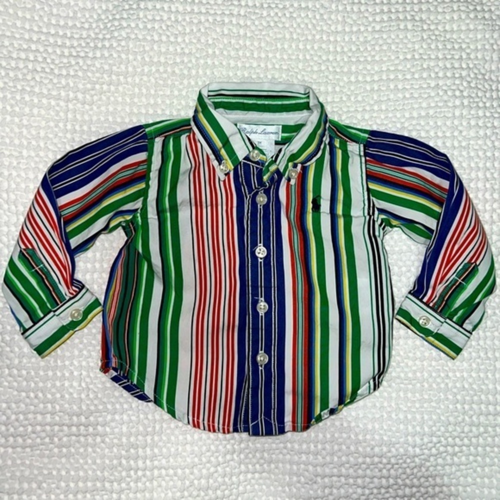 Ralph Lauren Baby Button Down Shirt, size 3m